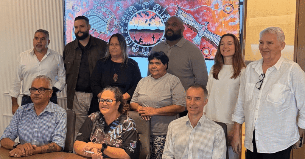 A milestone day for Captains Mountain Wind Farm with the signing of the Cultural Heritage Management Plan with the Bigambul Native Title Aboriginal Corporation (BNTAC). We thank BNTAC for working closely with us to ensure cultural heritage is recognised and protected on this important local project, and we look forward to continuing this partnership as the project progresses.